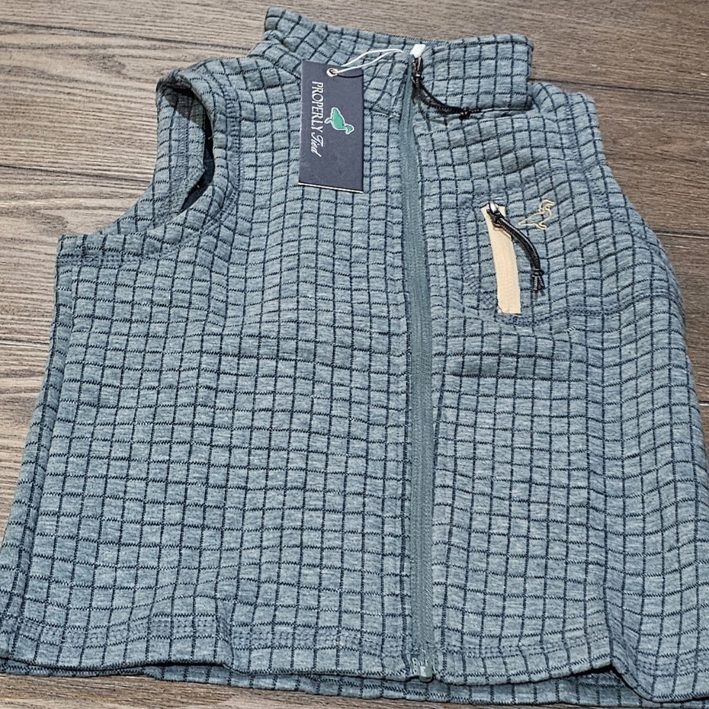 New properly tied vest